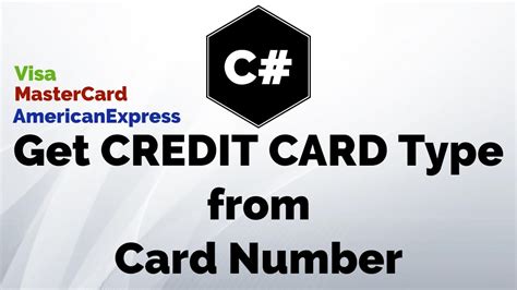 regex credit card type.